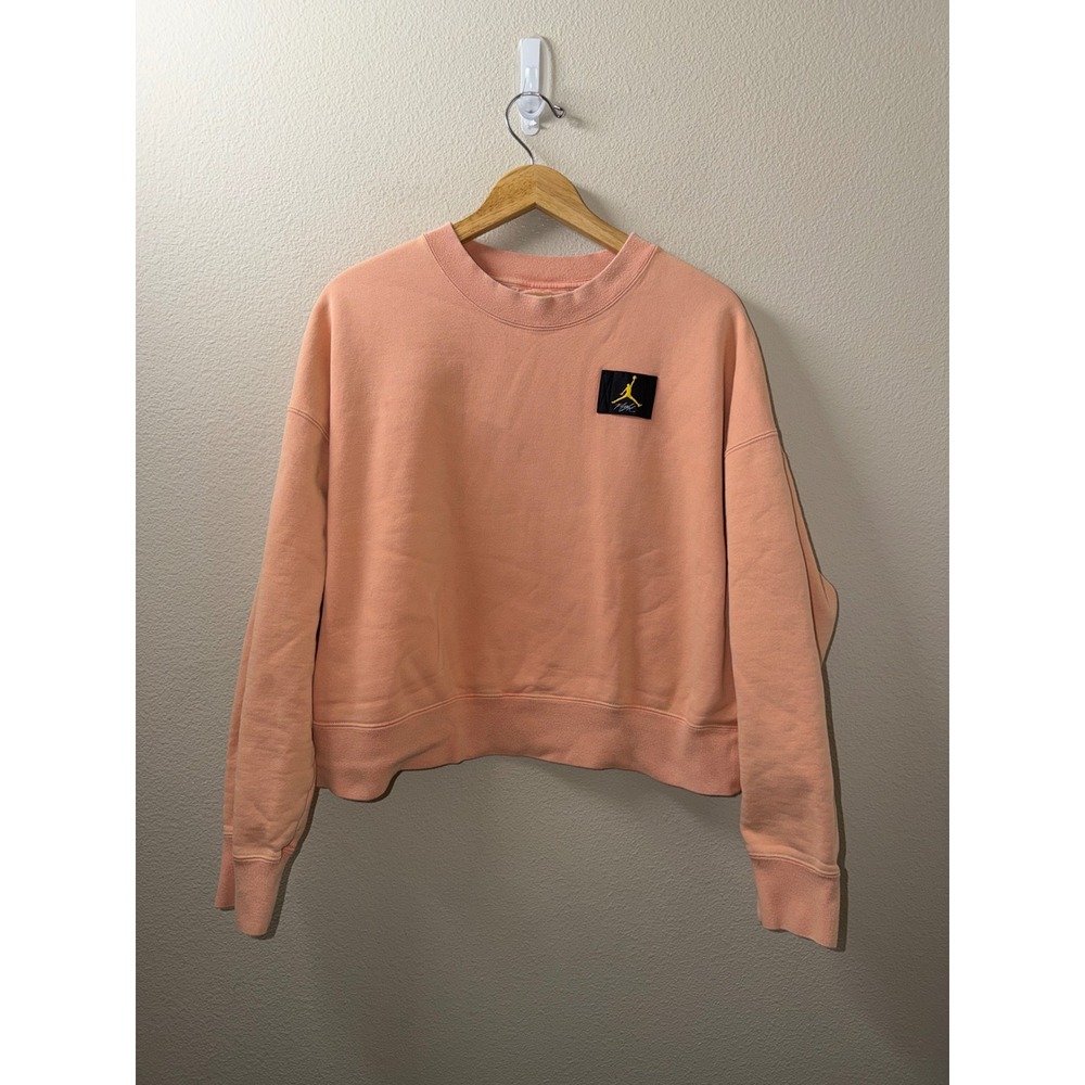 Women's Air Jordan Cropped Crewneck Size Large - Picture 1 of 4